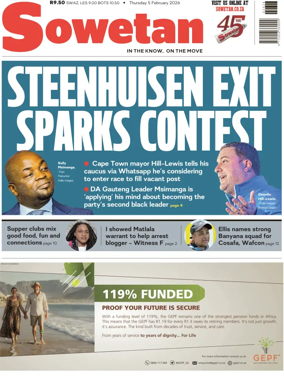 Cover of Sowetan