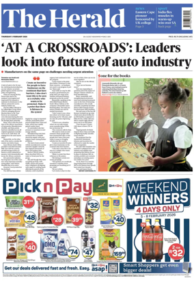 Cover of The Herald (South Africa)