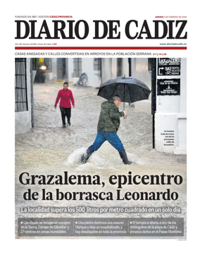 Cover of Diario de Cadiz