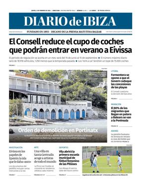 Cover of Diario de Ibiza