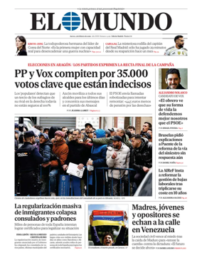 Cover of El Mundo Madrid
