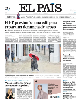Cover of EL PAIS