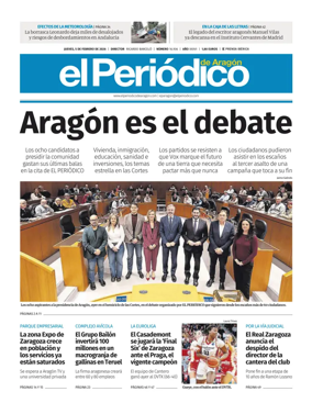 Cover of El Periodico Aragon