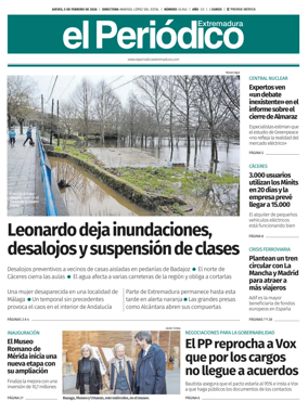 Cover of El Periodico Extremadura