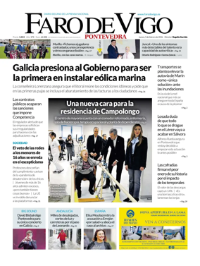 Cover of Faro de Vigo (Pontevedra)