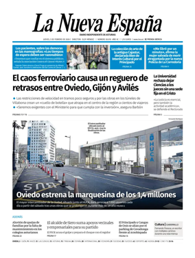 Cover of La Nueva Espana (Oviedo)