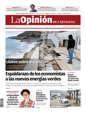 Cover of La Opinion de Murcia (Cartagena)
