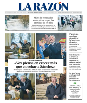 Cover of La Razon (Levante)