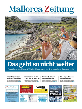 Cover of Mallorca Zeitung