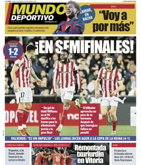 Cover of Mundo Deportivo (Bizkaia-Araba)