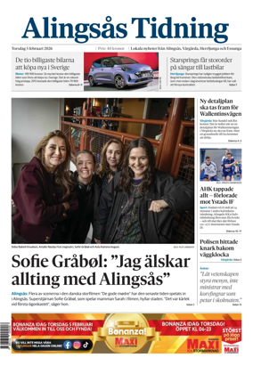 Cover of Alingsas Tidning