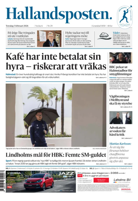 Cover of Hallandsposten