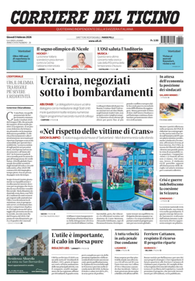 Cover of Corriere del Ticino