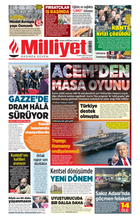 Cover of Milliyet