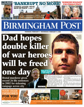 Cover of Birmingham Post