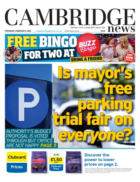 Cover of Cambridge News