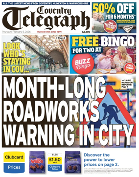 Cover of Coventry Telegraph