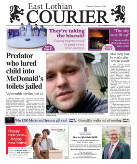 Cover of East Lothian Courier