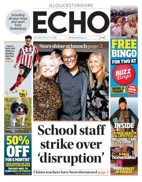 Cover of Gloucestershire Echo