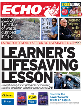Cover of Liverpool Echo