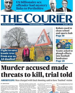 Cover of The Courier & Advertiser (Perth and Perthshire Edition)