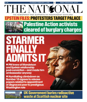 Cover of The National (Scotland)