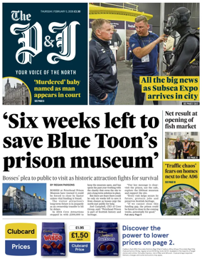 Cover of The Press and Journal (Aberdeen and Aberdeenshire)