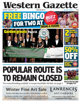 Cover of Western Gazette