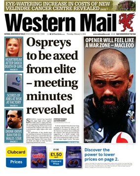 Cover of Western Mail