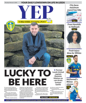 Cover of Yorkshire Evening Post