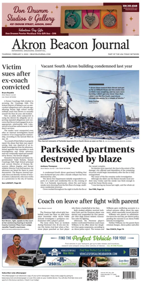 Cover of Akron Beacon Journal