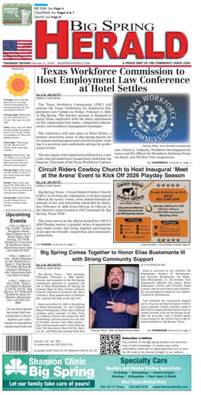 Cover of Big Spring Herald