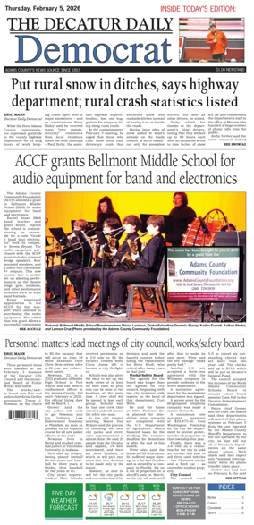 Cover of The Decatur Daily Democrat