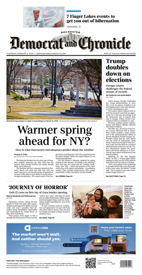 Cover of Democrat and Chronicle