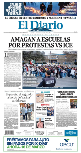 Cover of El Diario de El Paso