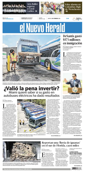 Cover of El Nuevo Herald