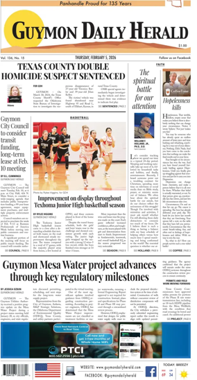Cover of Guymon Daily Herald