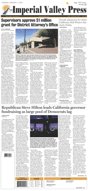 Cover of Imperial Valley Press