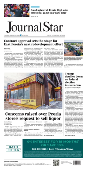 Cover of Journal Star (Peoria)