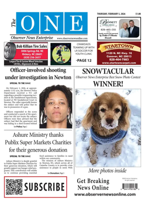 Cover of Observer News Enterprise