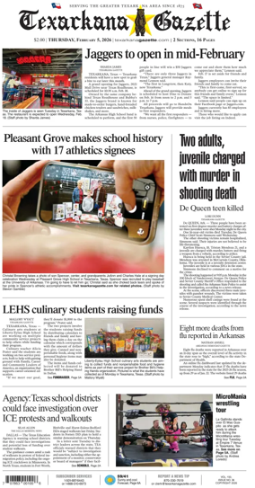 Cover of Texarkana Gazette