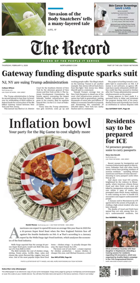 Cover of The Bergen Record