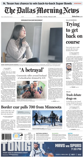 Cover of The Dallas Morning News