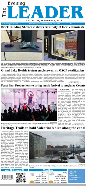 Cover of The Evening Leader