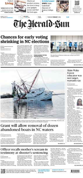 Cover of The Herald Sun