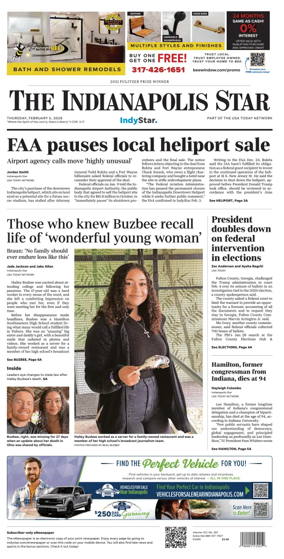 Cover of The Indianapolis Star