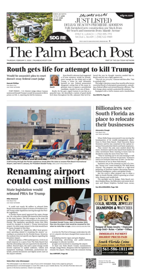 Cover of The Palm Beach Post