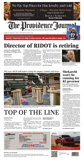 Cover of The Providence Journal