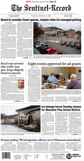 Cover of The Sentinel-Record