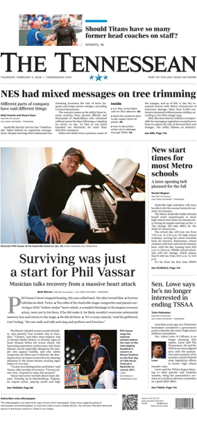 Cover of The Tennessean